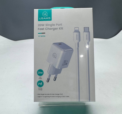 Комплект/USAMS SJ610 20W Type-C to Lightning